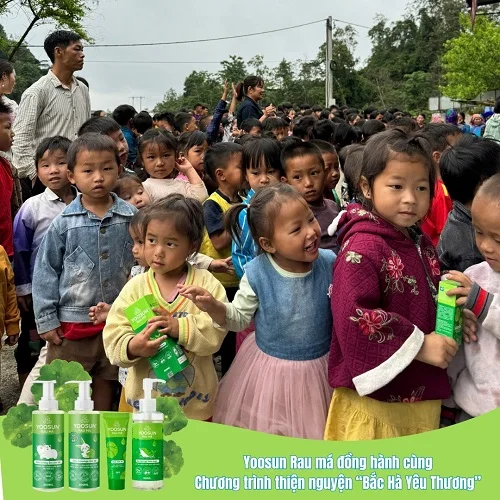 Chương trình thiện nguyện Yoosun Rau má